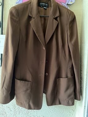 Liz Claiborne Brown Tailored Women's Blazer